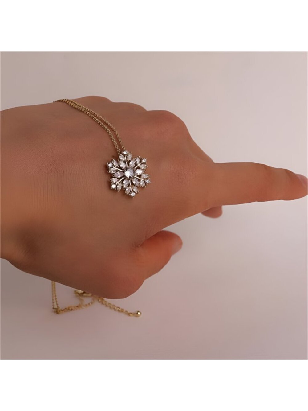 Dainty Chain Simple Pendant Necklace for Women, Cute Statement - Picture 6 of 8